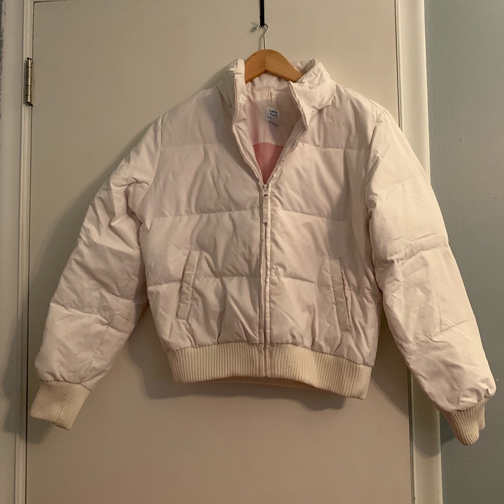 Lady footlocker vintage puffer coat
